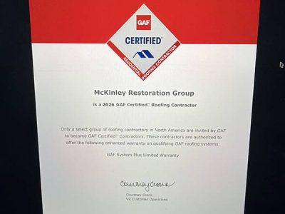 GAF-Certified Roofing Contractor